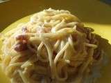 Spaghettis à la carbonara (thermomix)