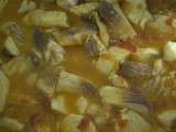 Emincée de poissons au curry et piments