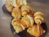 Minis croissants au pesto de truffe noire