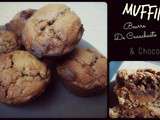 Muffins Beurre de Cacahuète & Chocolat