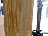 Spaghettis maison saupoudrés d'expressions de Norbert de Top Chef