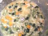 Risotto courgettes carottes thermomix