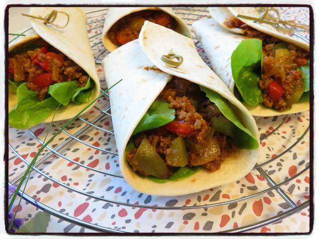 Recettes de Fajitas de Recettes faciles - Les gâteaux de Stéph