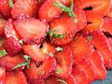 Carpaccio de fraises, Conso, Mercredi Escalier Nutritionnel