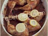 Cuisses de poulet au citron – Attaque, pp, pl, Conso, Lundi Escalier Nutritionnel