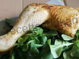 Cuisses de poulet au four en papillottes – Attaque, pp, pl, Lundi Escalier Nutritionnel