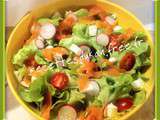 Salade au saumon, tomates, radis et feta – Conso, Vendredi escalier nutritionnel