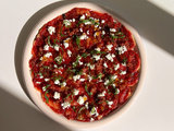 Carpaccio de figues, prune ume & shiso