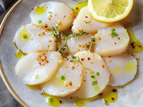 Carpaccio de Saint-Jacques au Yuzu