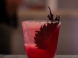 Cocktail japonisant au Shiso