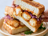 Ebi Sando - Sandwich japonais aux crevettes panées