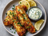 Fish and Chips croustillant au panko