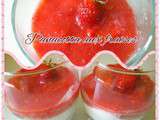 Panacotta aux fraises