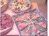 Apéro / buffet dînatoire japonais : Salade de concombre et d'algue (Kyuri To Wakame No sunomono)