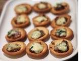 Echalotes : Mini Tartelettes Echalotes Roquefort