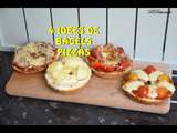 4 idées de bagels pizzas