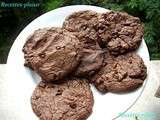 Cookies au chocolat noir et fleur de sel