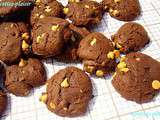 Cookies moelleux chocolat et pépites beurre cacahuètes