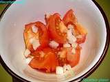 Salade de tomates à l'oriental