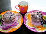 Muffins au Chocolat et Myrtilles