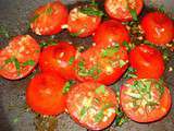 Petites Tomates poelées à l'ail et au persil