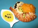 Queue de Langouste, Patate douce et Caviar