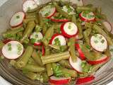 Salade de Haricots verts et Radis rouges