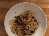 Linguine aux shitakes et miso