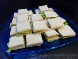 Club sandwich tarama saumon
