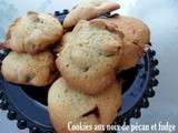 Cookies aux noix de pecan et fudge
