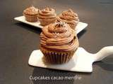 Cupcakes cacao menthe