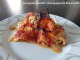 Lasagnes poulet champignons boursault