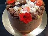 Layer cake passion chocolat