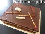Royal caramel praline
