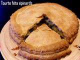 Tourte feta epinards