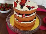 Layer-Cake fruits rouges & citron