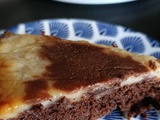 Gâteau impossible (chocoflan) végétalien