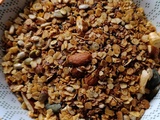 Granola salé à la poêle