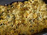 Gratin de courgettes au curry