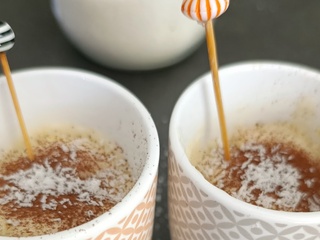 Mug cake vegan à la noix de coco au Thermomix