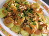 Salade de concombre à la cacahuète