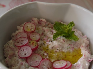 Tzatzíki de radis