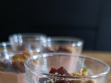 Verrines aux betteraves et au tahini
