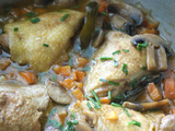 Poulet aux champignons