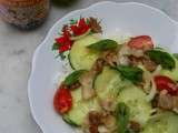 Salade d'inspiration thai et sa sauce magique (qui pique)