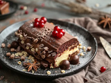 Réalise une délicieuse Bûche aux 4 chocolats avec cette recette