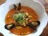 Moules au coulis de Poivrons rouges