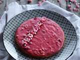 Cake façon galette des rois à la praline rose (c. Michalak)