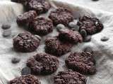 Cookies végétaliens doublement chocolatés