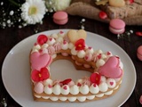 Heart Cake de la Saint-Valentin (Chocolat blanc / Ruby)